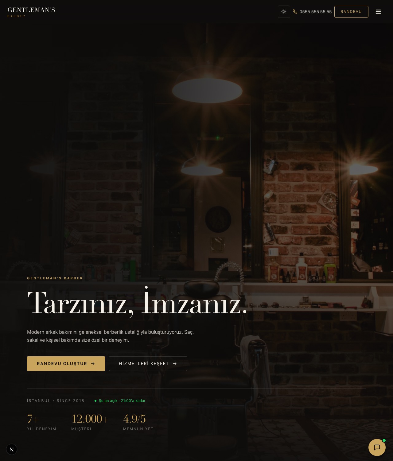 Gentleman's Barber ekran görüntüsü
