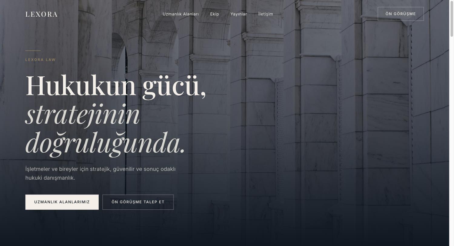 Lexora Law ekran görüntüsü